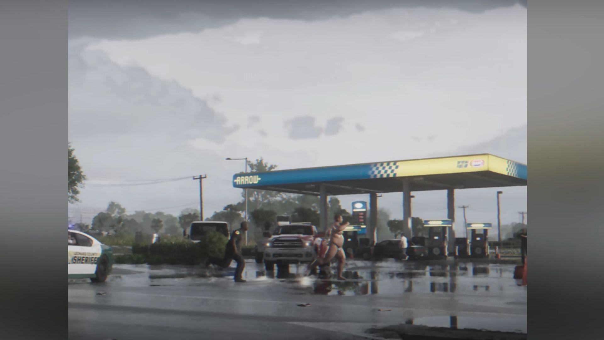 A gas station in Grand Theft Auto 6 (Image via Rockstar Games)